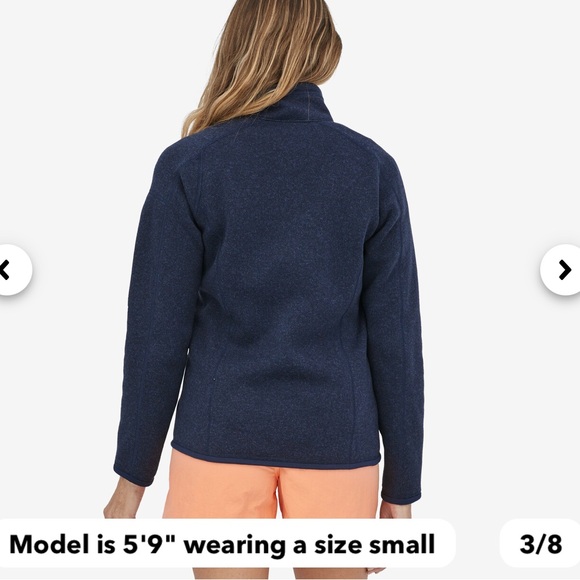 Patagonia Better Sweater 1/4 Zip Fleece Pullover - Women's
New Navy / XS - Picture 3 of 6
